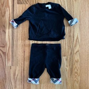 Baby Burberry two piece outfit